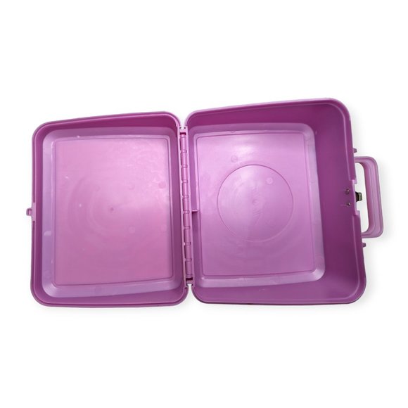 Vintage Mickey & Minnie Mouse Le Cafe Aladdin Plastic Lunchbox - Picture 8 of 11